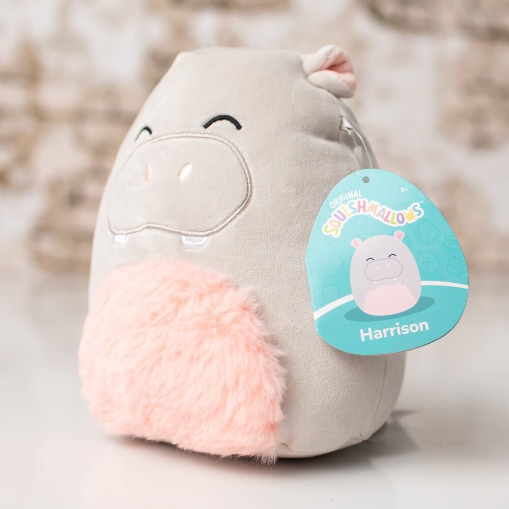 Squishmallow 2022 Harrison The Hippo Plush Toy 7" with Tag - Picture 2 of 6